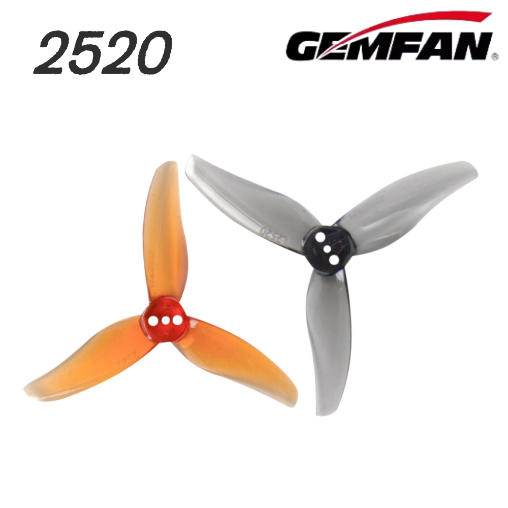 Drone Gimbal Controller - 4Pairs Gemfan Hurricane 2520 2.5X2X3 3-Blade