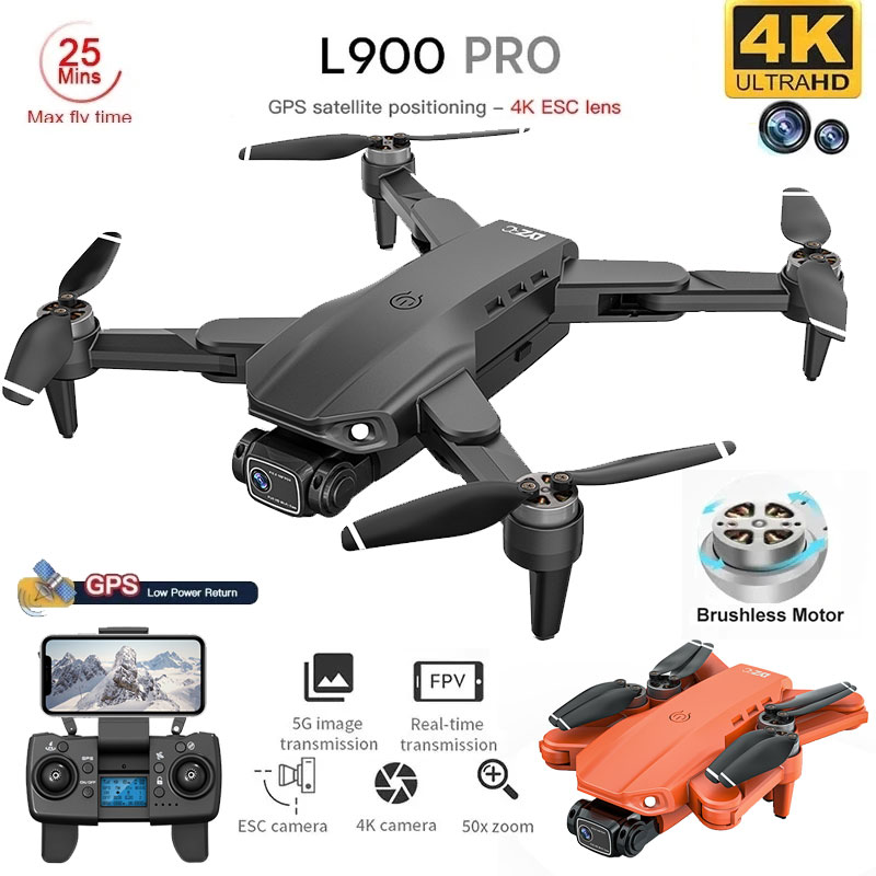 L900 Pro GPS Drone 4K Professi - огляд і ціна Drone Gimbal Brushless