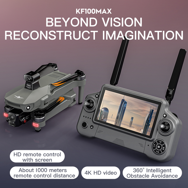 KF100 MAX GPS Drone 4K Camera  - огляд і ціна Drone Gimbal 3 Axis