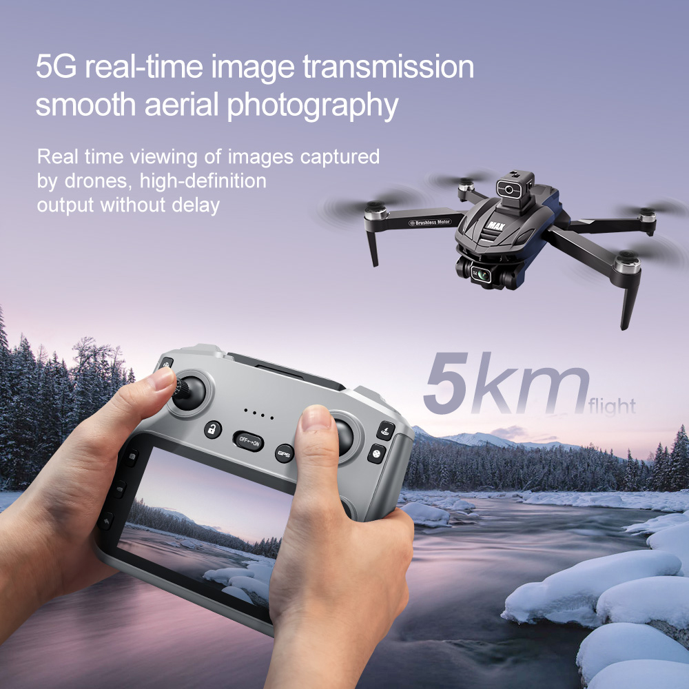 V168 PRO Max GPS Drone 8K Prof - огляд і ціна Drone Gimbal Brushless