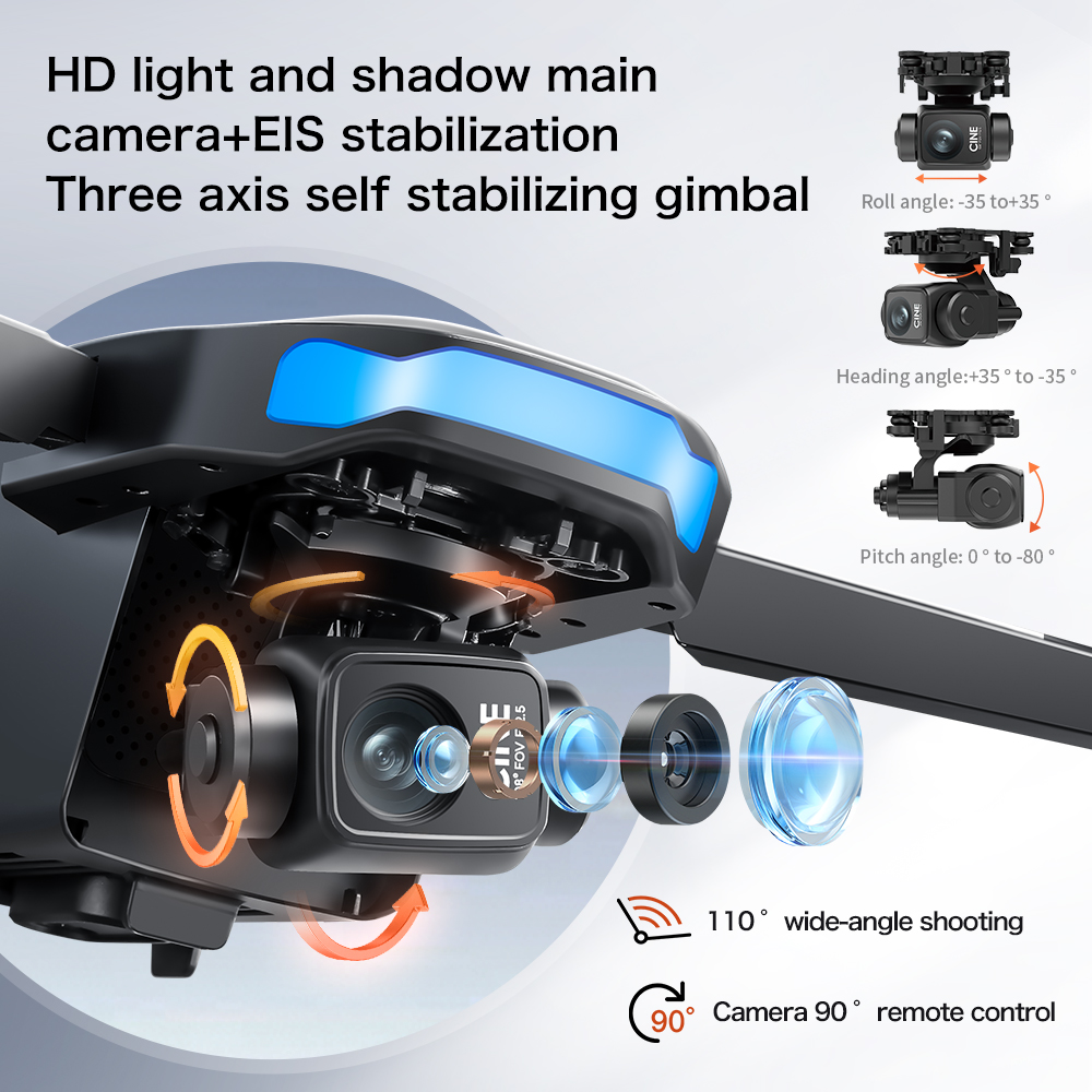 New S-X1 MAX Drone GPS 8K Prof - огляд і ціна Drone Gimbal Mount